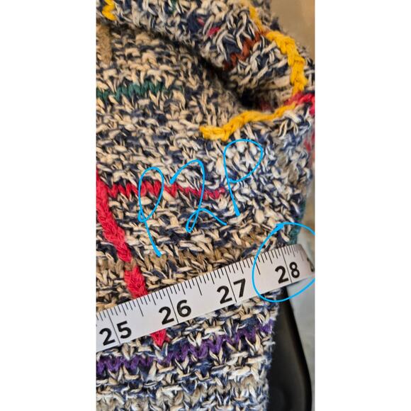 Vintage Boston Traders Linen Blend Classic Tennis Sweater Mens Large V-Neck - Picture 7 of 8